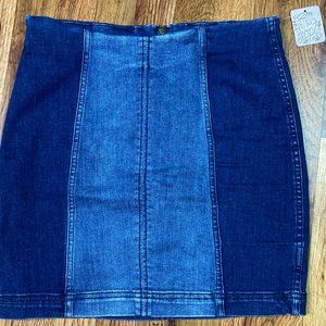 Free People Denim Mini Skirt